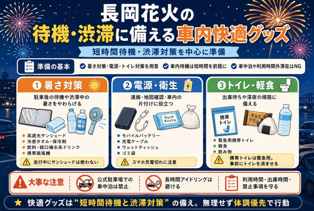 長岡花火大会の駐車場予約が取れない時の対策7選｜公式リセール