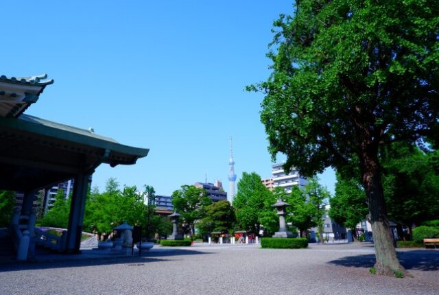 横網町公園・両国国技館北側周辺